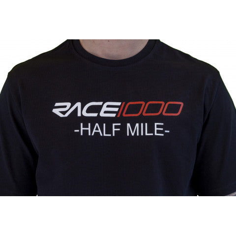 T-SHIRT - SIMPLY BLACK - HALFMILE