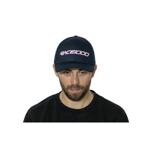 SNAPBACK CURVED BRIM - BLUE MEETS PINK